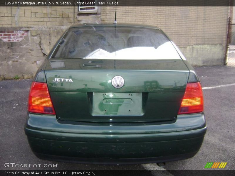 Bright Green Pearl / Beige 1999 Volkswagen Jetta GLS VR6 Sedan