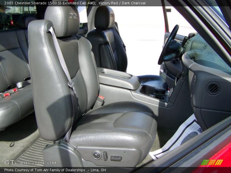Victory Red / Dark Charcoal 2003 Chevrolet Silverado 1500 SS Extended Cab AWD