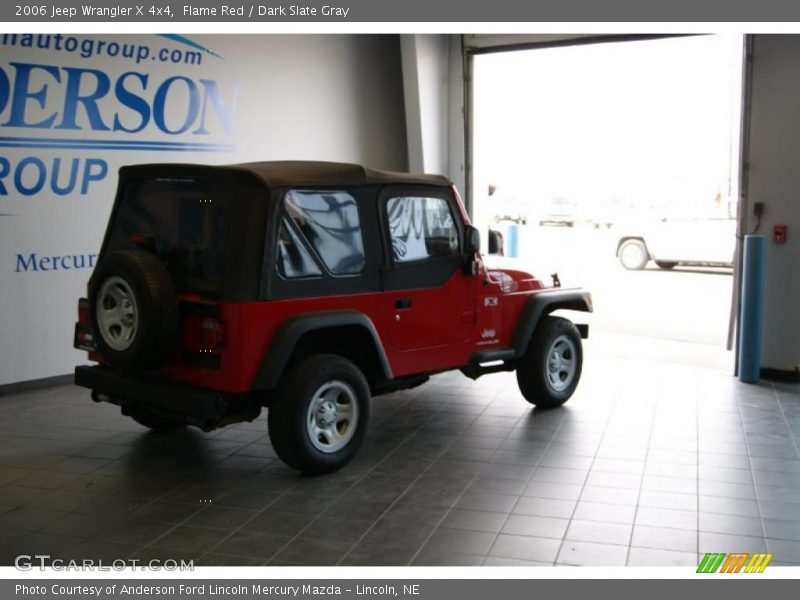 Flame Red / Dark Slate Gray 2006 Jeep Wrangler X 4x4