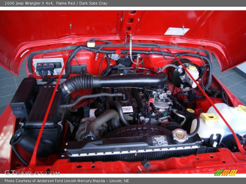 Flame Red / Dark Slate Gray 2006 Jeep Wrangler X 4x4