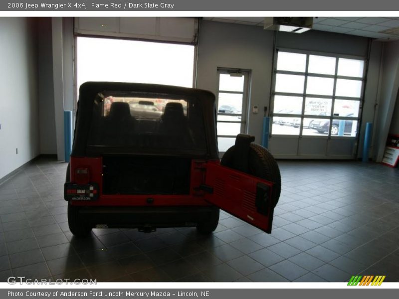 Flame Red / Dark Slate Gray 2006 Jeep Wrangler X 4x4