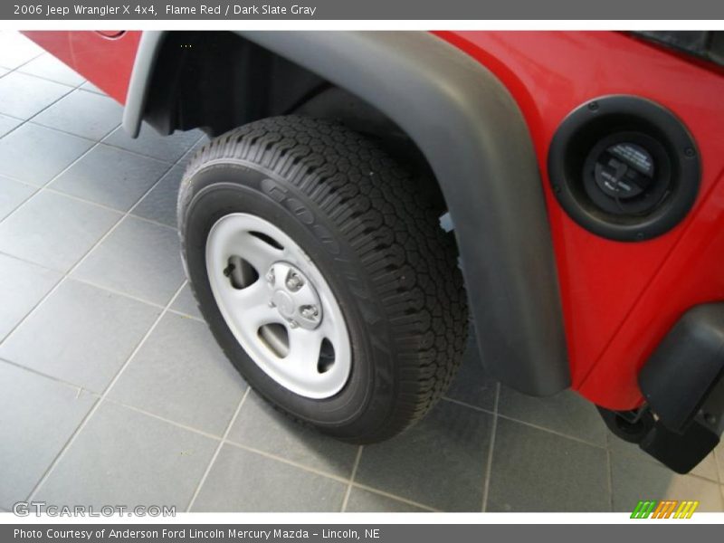 Flame Red / Dark Slate Gray 2006 Jeep Wrangler X 4x4