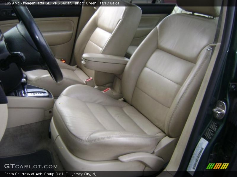 Bright Green Pearl / Beige 1999 Volkswagen Jetta GLS VR6 Sedan