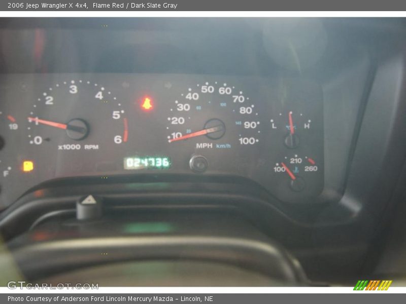 Flame Red / Dark Slate Gray 2006 Jeep Wrangler X 4x4