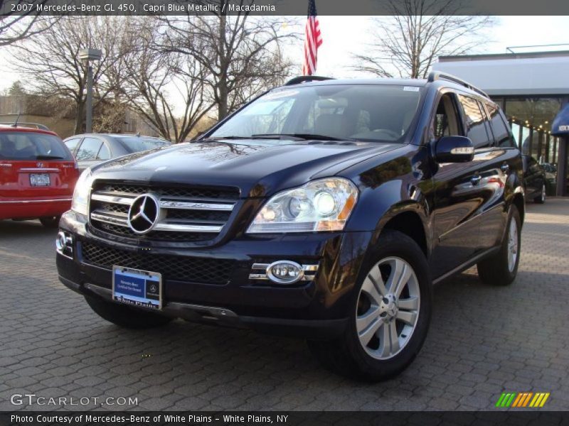 Capri Blue Metallic / Macadamia 2007 Mercedes-Benz GL 450