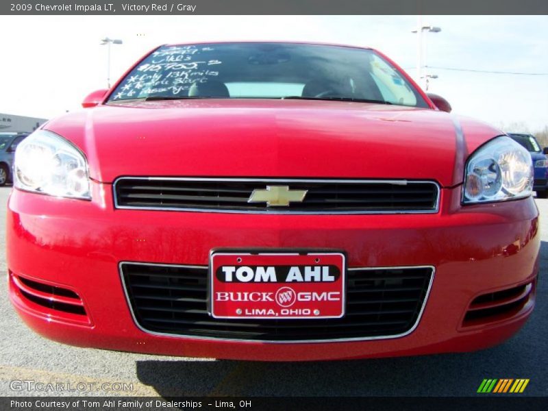 Victory Red / Gray 2009 Chevrolet Impala LT