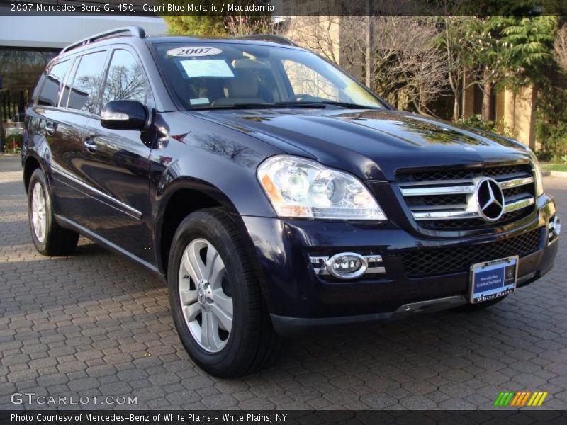 Capri Blue Metallic / Macadamia 2007 Mercedes-Benz GL 450