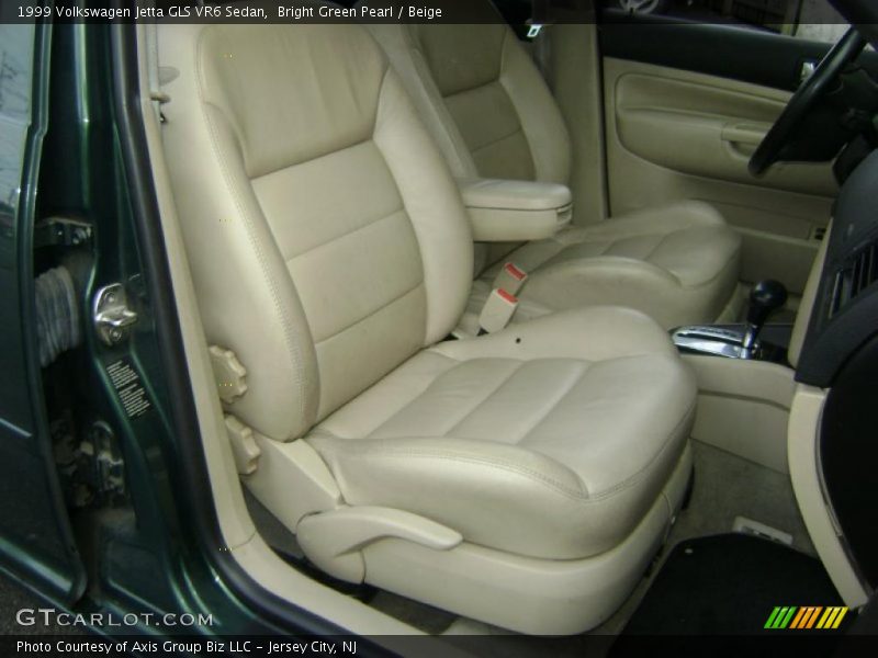 Bright Green Pearl / Beige 1999 Volkswagen Jetta GLS VR6 Sedan