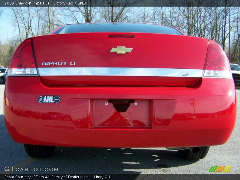 Victory Red / Gray 2009 Chevrolet Impala LT