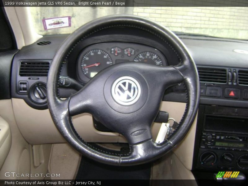 Bright Green Pearl / Beige 1999 Volkswagen Jetta GLS VR6 Sedan