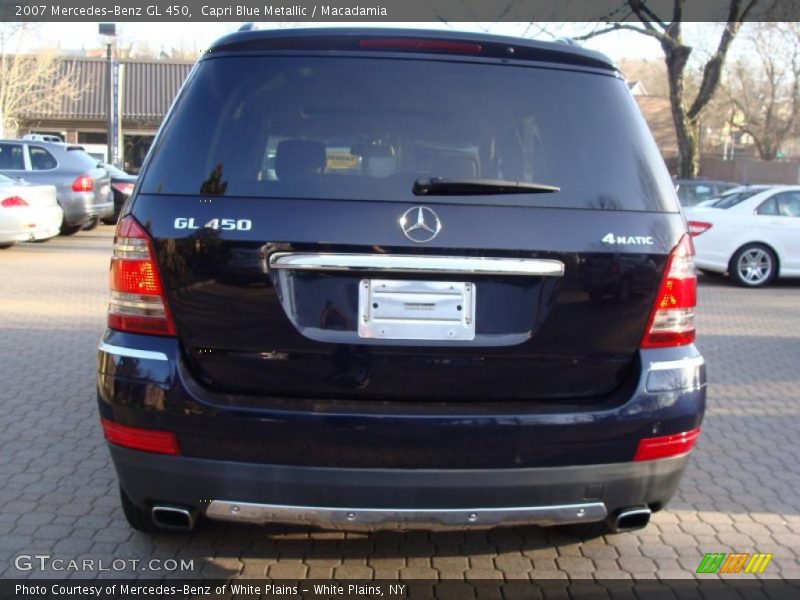 Capri Blue Metallic / Macadamia 2007 Mercedes-Benz GL 450