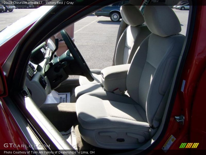 Victory Red / Gray 2009 Chevrolet Impala LT