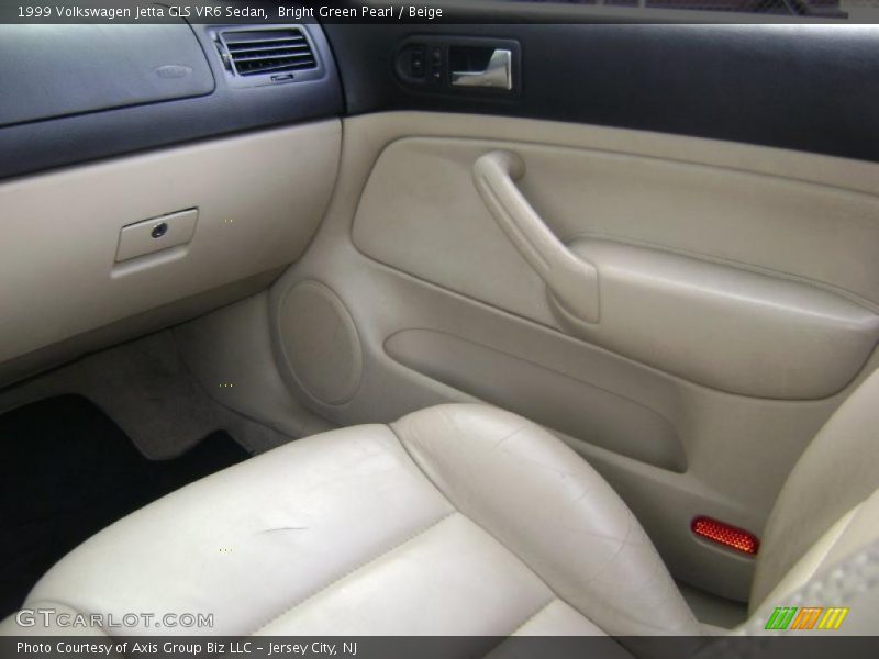 Bright Green Pearl / Beige 1999 Volkswagen Jetta GLS VR6 Sedan