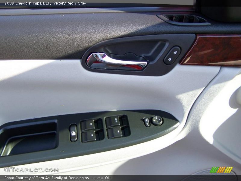 Victory Red / Gray 2009 Chevrolet Impala LT