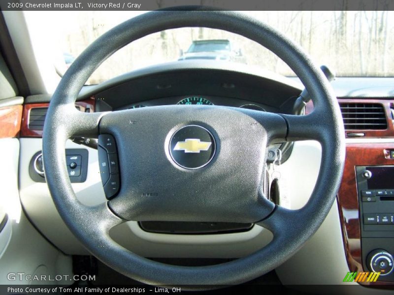 Victory Red / Gray 2009 Chevrolet Impala LT