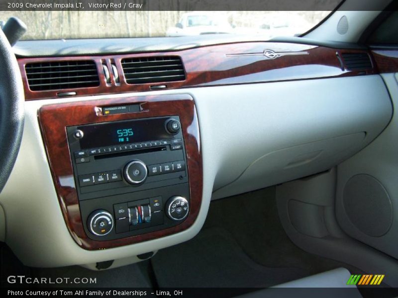 Victory Red / Gray 2009 Chevrolet Impala LT