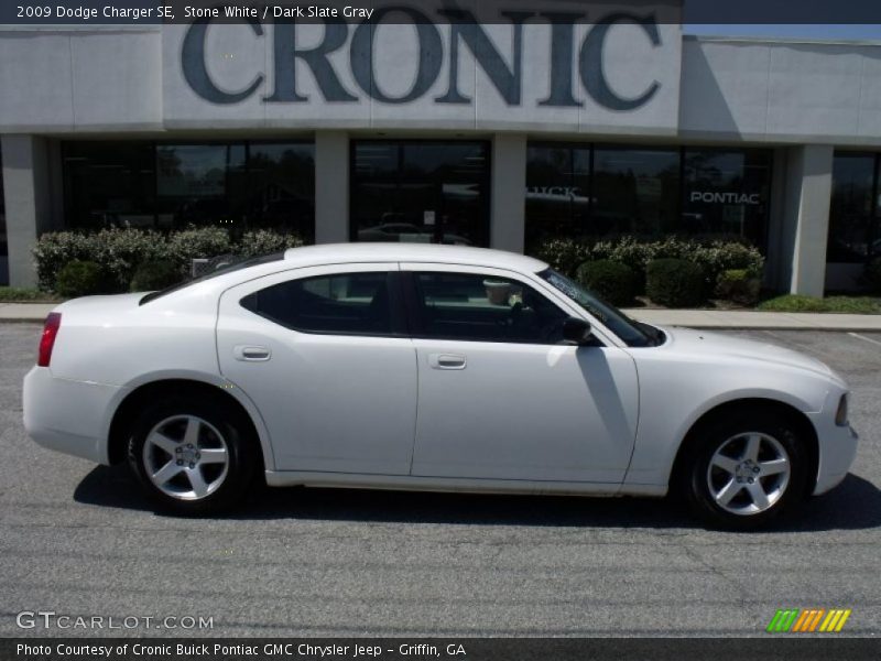 Stone White / Dark Slate Gray 2009 Dodge Charger SE