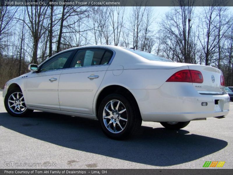 White Diamond Tricoat / Cocoa/Cashmere 2008 Buick Lucerne CXL