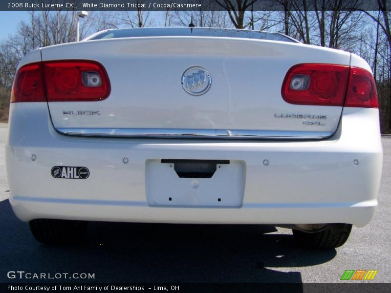 White Diamond Tricoat / Cocoa/Cashmere 2008 Buick Lucerne CXL