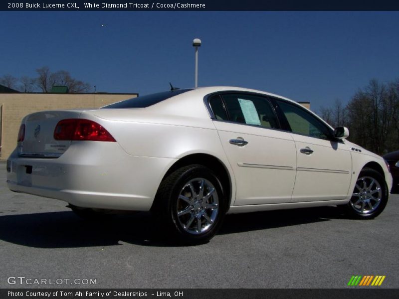 White Diamond Tricoat / Cocoa/Cashmere 2008 Buick Lucerne CXL
