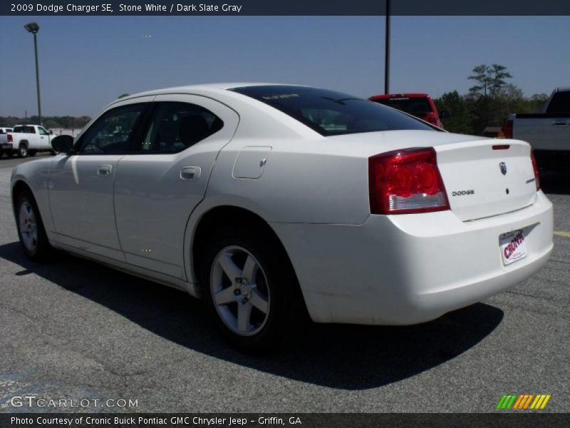 Stone White / Dark Slate Gray 2009 Dodge Charger SE