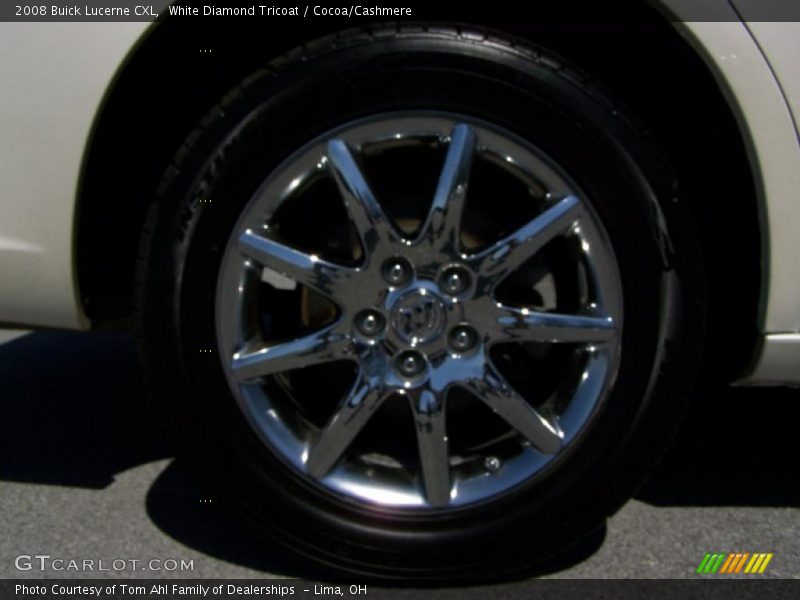 White Diamond Tricoat / Cocoa/Cashmere 2008 Buick Lucerne CXL
