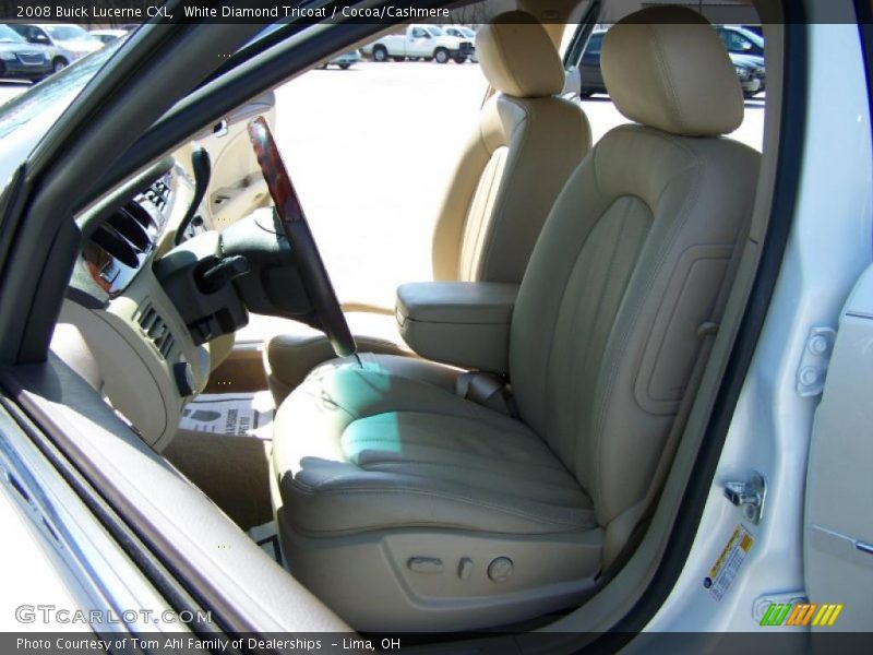 White Diamond Tricoat / Cocoa/Cashmere 2008 Buick Lucerne CXL