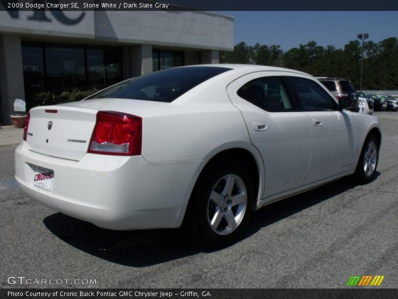 Stone White / Dark Slate Gray 2009 Dodge Charger SE