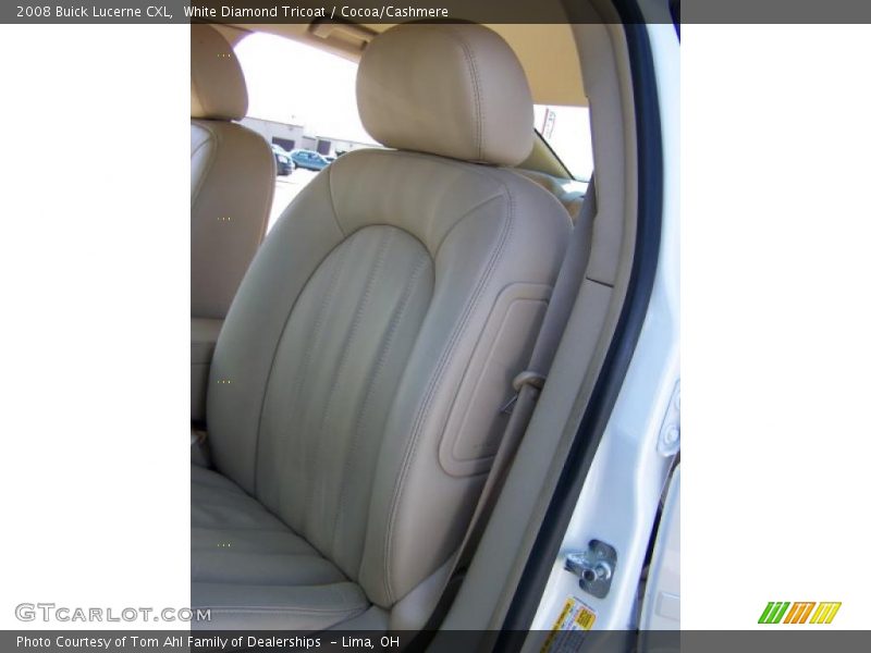 White Diamond Tricoat / Cocoa/Cashmere 2008 Buick Lucerne CXL