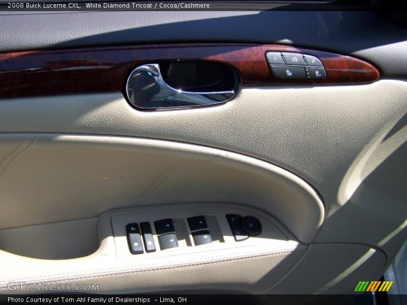 White Diamond Tricoat / Cocoa/Cashmere 2008 Buick Lucerne CXL