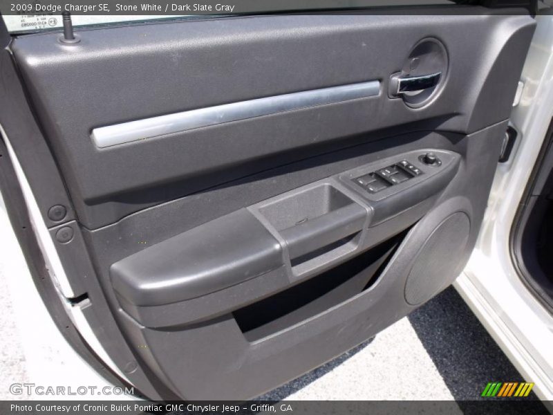 Stone White / Dark Slate Gray 2009 Dodge Charger SE