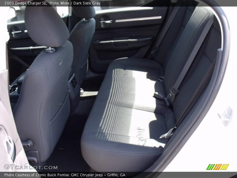 Stone White / Dark Slate Gray 2009 Dodge Charger SE