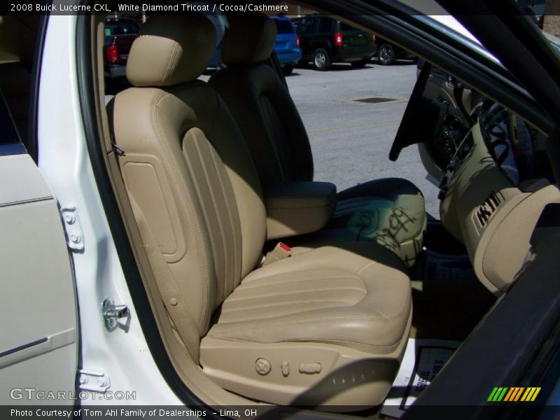 White Diamond Tricoat / Cocoa/Cashmere 2008 Buick Lucerne CXL