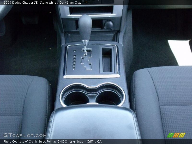 Stone White / Dark Slate Gray 2009 Dodge Charger SE