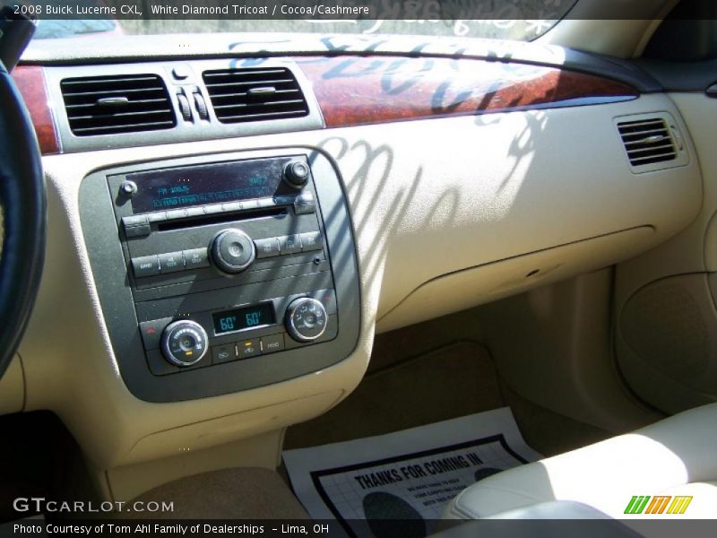 White Diamond Tricoat / Cocoa/Cashmere 2008 Buick Lucerne CXL
