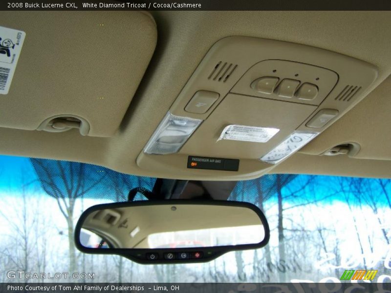 White Diamond Tricoat / Cocoa/Cashmere 2008 Buick Lucerne CXL