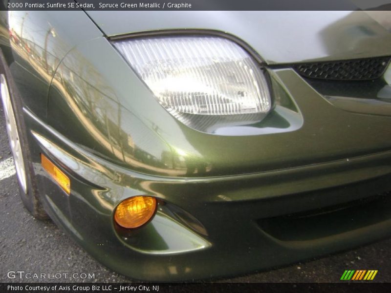 Spruce Green Metallic / Graphite 2000 Pontiac Sunfire SE Sedan