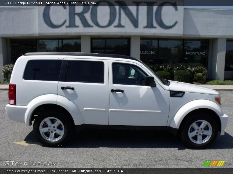 Stone White / Dark Slate Gray 2010 Dodge Nitro SXT