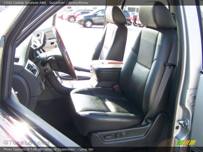 Quicksilver / Ebony/Ebony 2009 Cadillac Escalade AWD