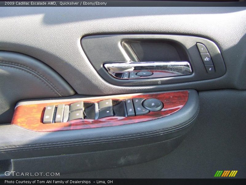 Quicksilver / Ebony/Ebony 2009 Cadillac Escalade AWD