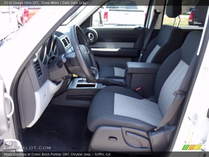 Stone White / Dark Slate Gray 2010 Dodge Nitro SXT