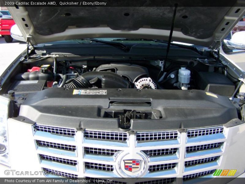 Quicksilver / Ebony/Ebony 2009 Cadillac Escalade AWD