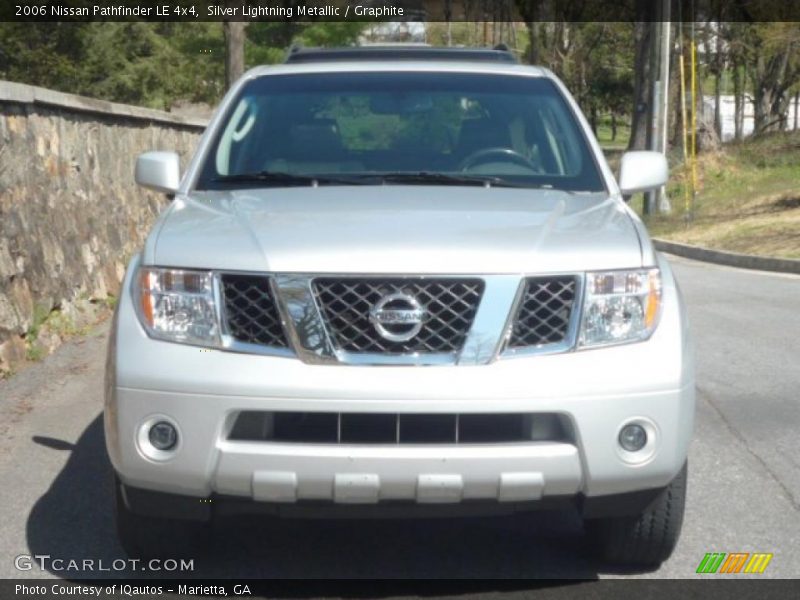 Silver Lightning Metallic / Graphite 2006 Nissan Pathfinder LE 4x4
