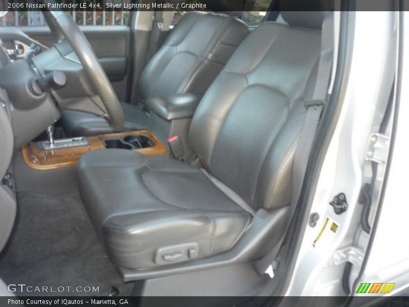 Silver Lightning Metallic / Graphite 2006 Nissan Pathfinder LE 4x4
