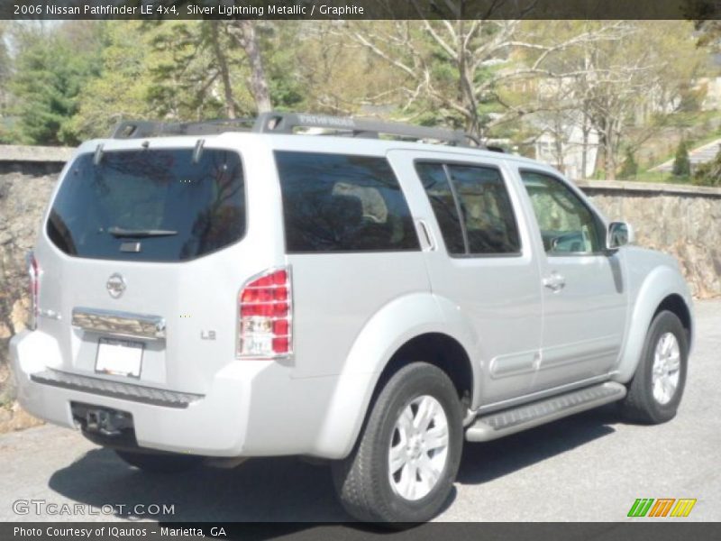 Silver Lightning Metallic / Graphite 2006 Nissan Pathfinder LE 4x4