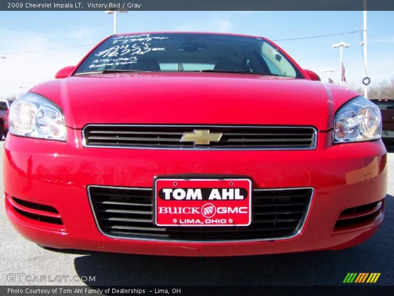 Victory Red / Gray 2009 Chevrolet Impala LT