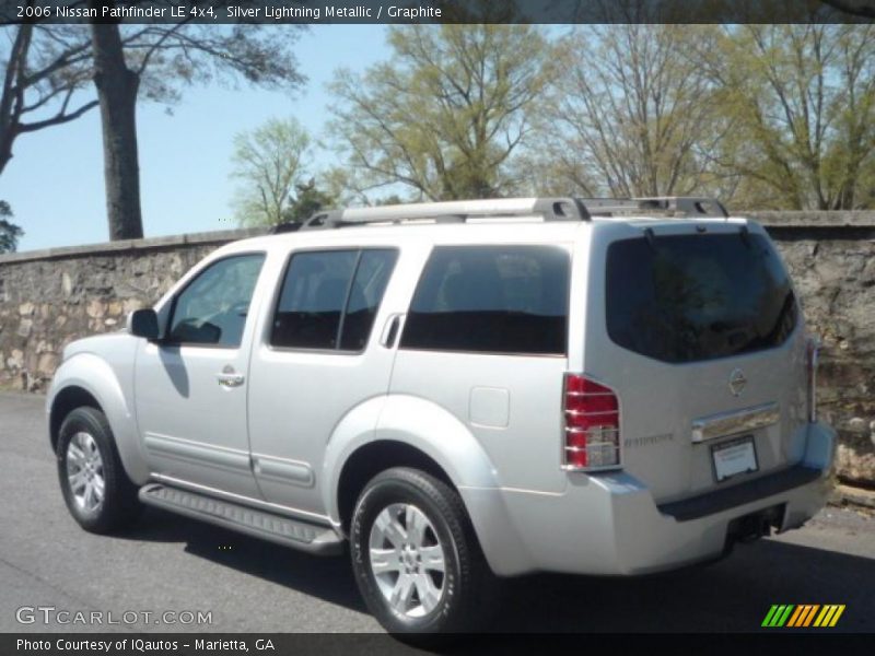 Silver Lightning Metallic / Graphite 2006 Nissan Pathfinder LE 4x4