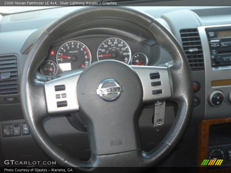 Silver Lightning Metallic / Graphite 2006 Nissan Pathfinder LE 4x4