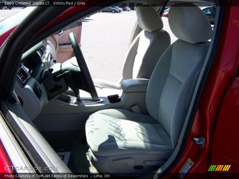 Victory Red / Gray 2009 Chevrolet Impala LT
