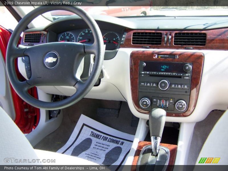 Victory Red / Gray 2009 Chevrolet Impala LT